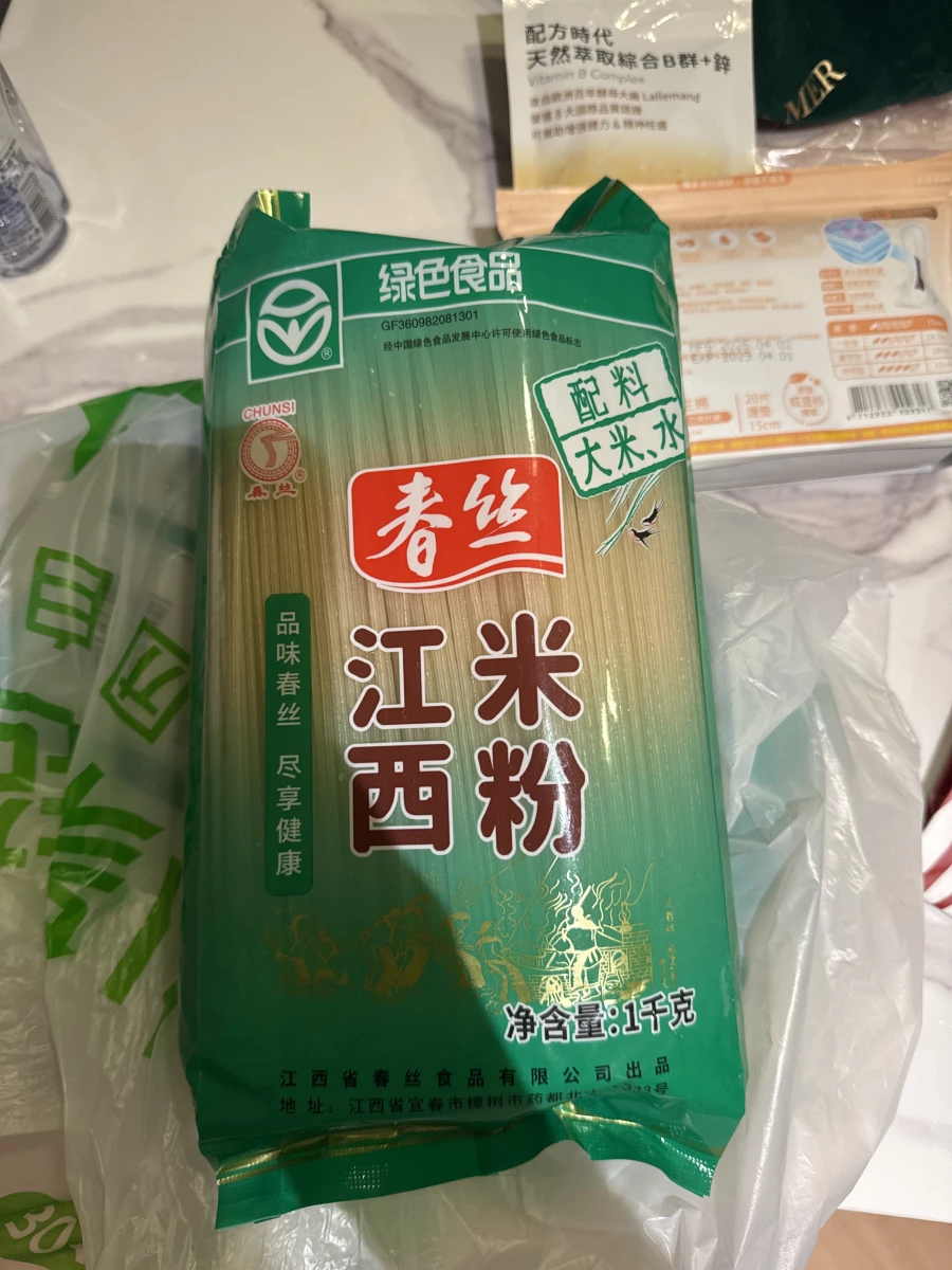 春絲江西米粉、配方時代 天然萃取綜合B群+鋅