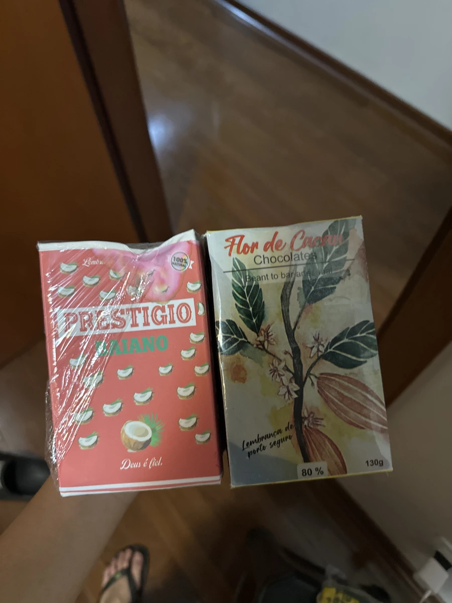 Prestigio Baiano 椰子糖果、Flor de Cacau 80% 手工巧克力
