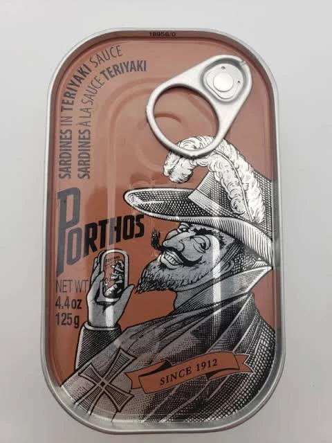 Porthos 照燒汁沙丁魚罐頭