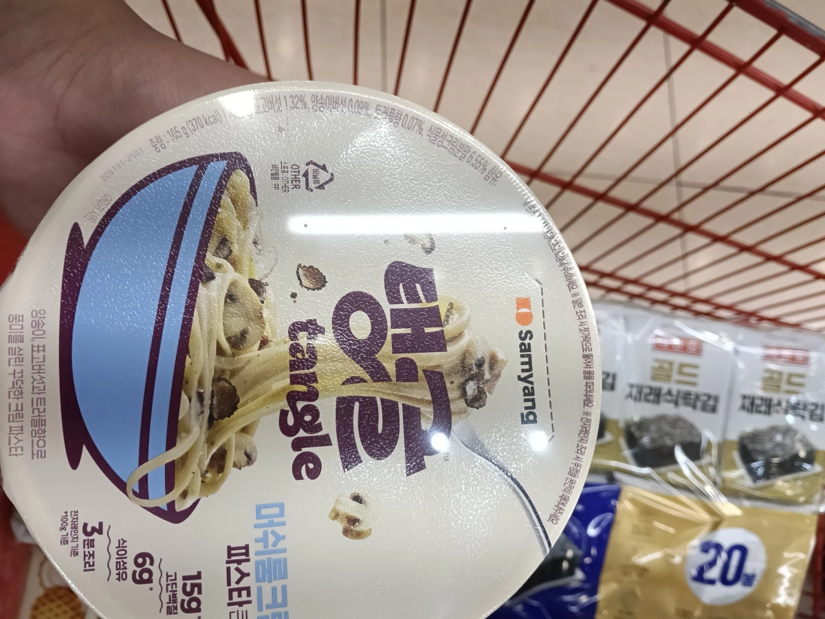 Samyang Tangle 蘑菇奶油義大利麵 (杯麵)