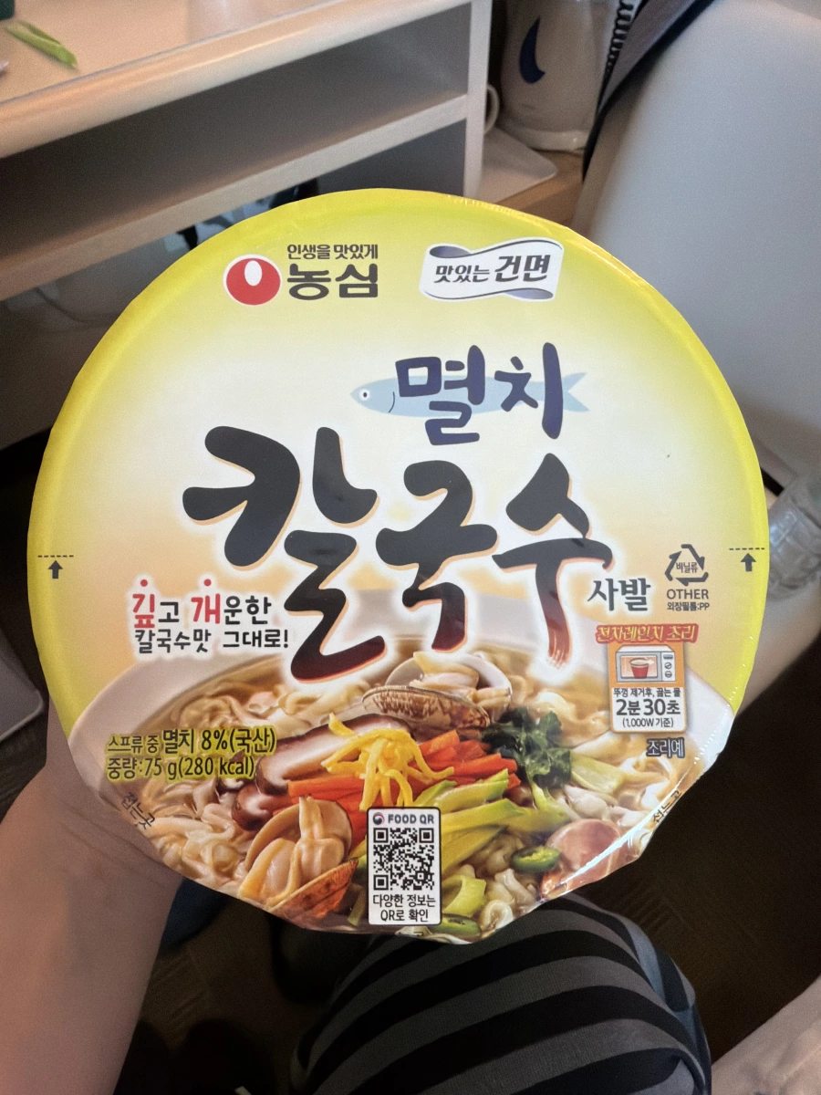 農心 鯷魚刀切麵 (Nongshim Myeolchi Kalguksu)