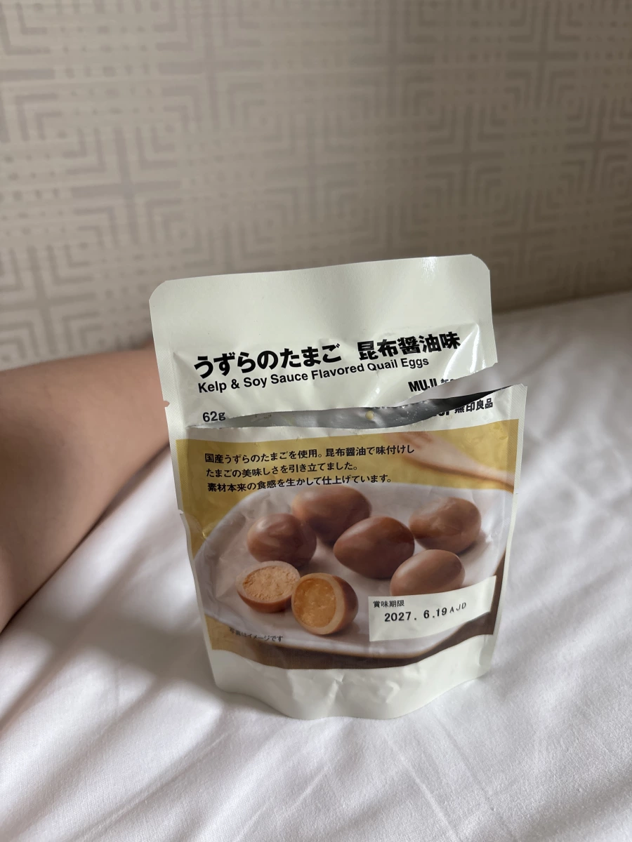 無印良品昆布醬油味鵪鶉蛋