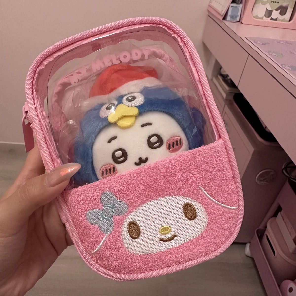 My Melody 造型收納包、企鵝絨毛玩偶