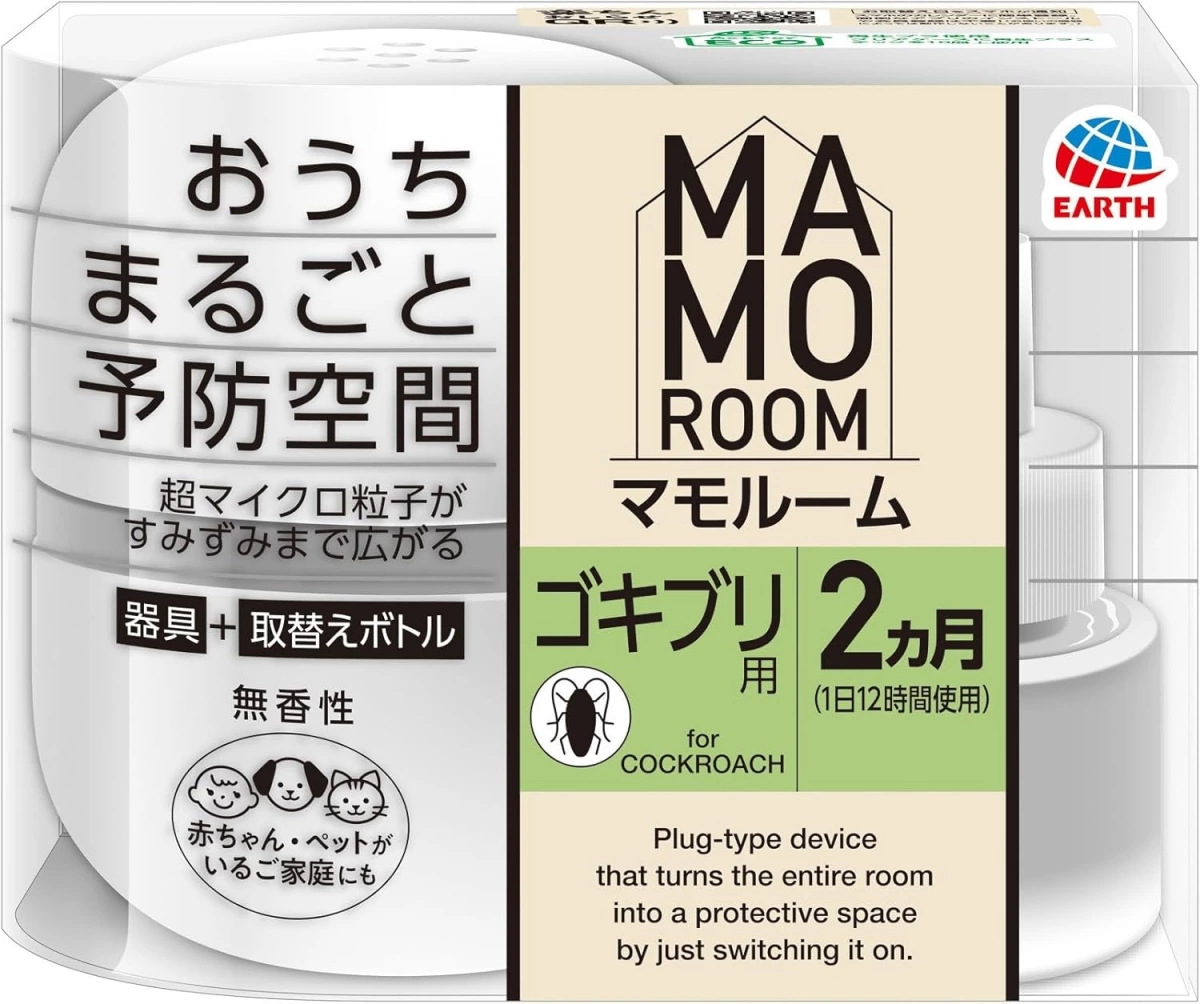 阿斯製藥 MA MO ROOM 蟑螂用液體電蚊香組