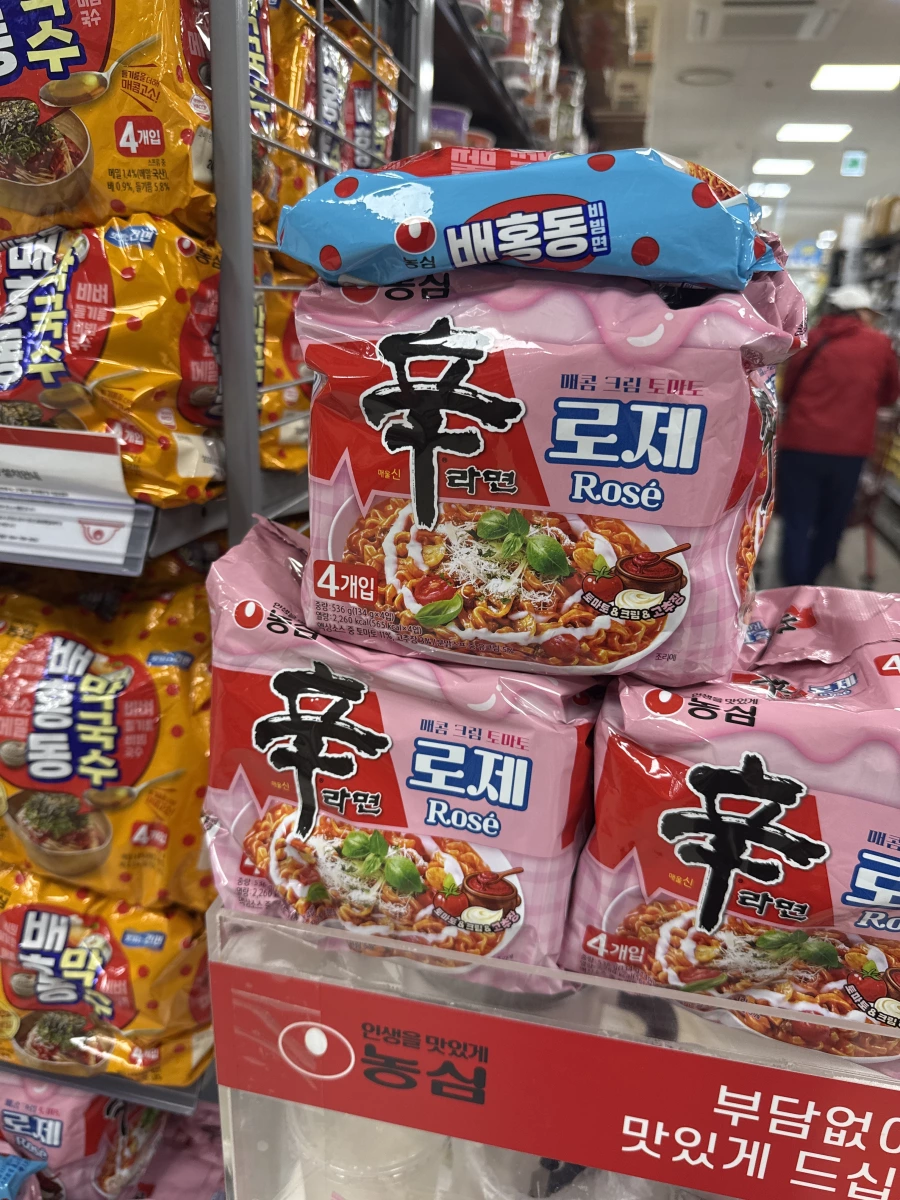 農心辛拉麵 Rosé 口味、農心裴鴻童拌麵