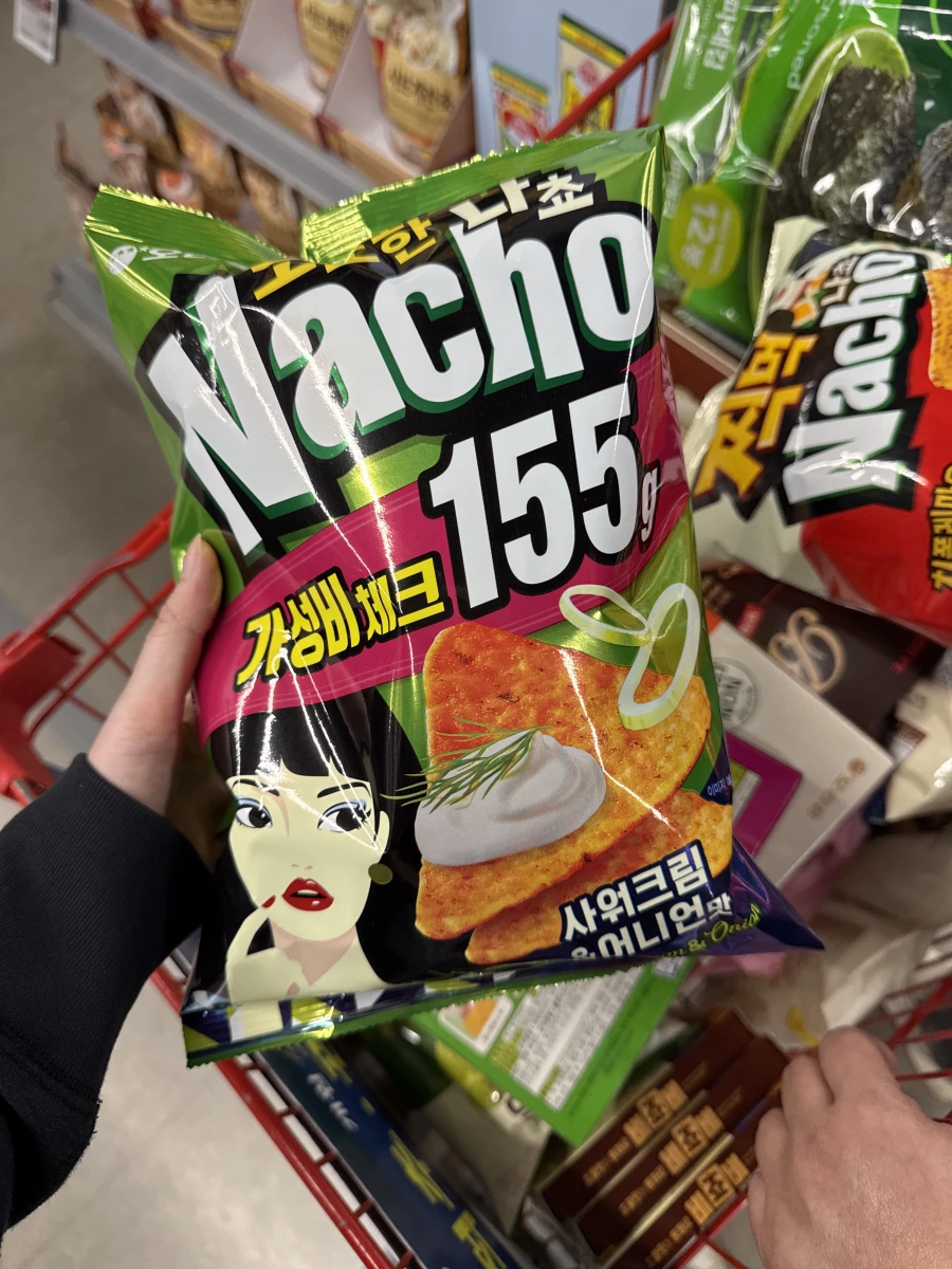 Orion 韓國多角玉米片酸奶洋蔥味