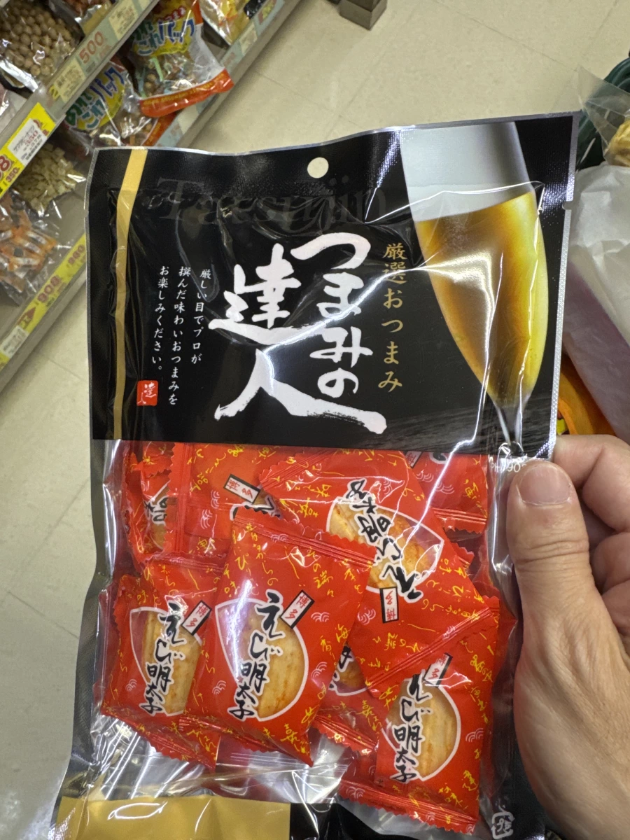 日本博多えび明太子仙貝（下酒菜達人系列）