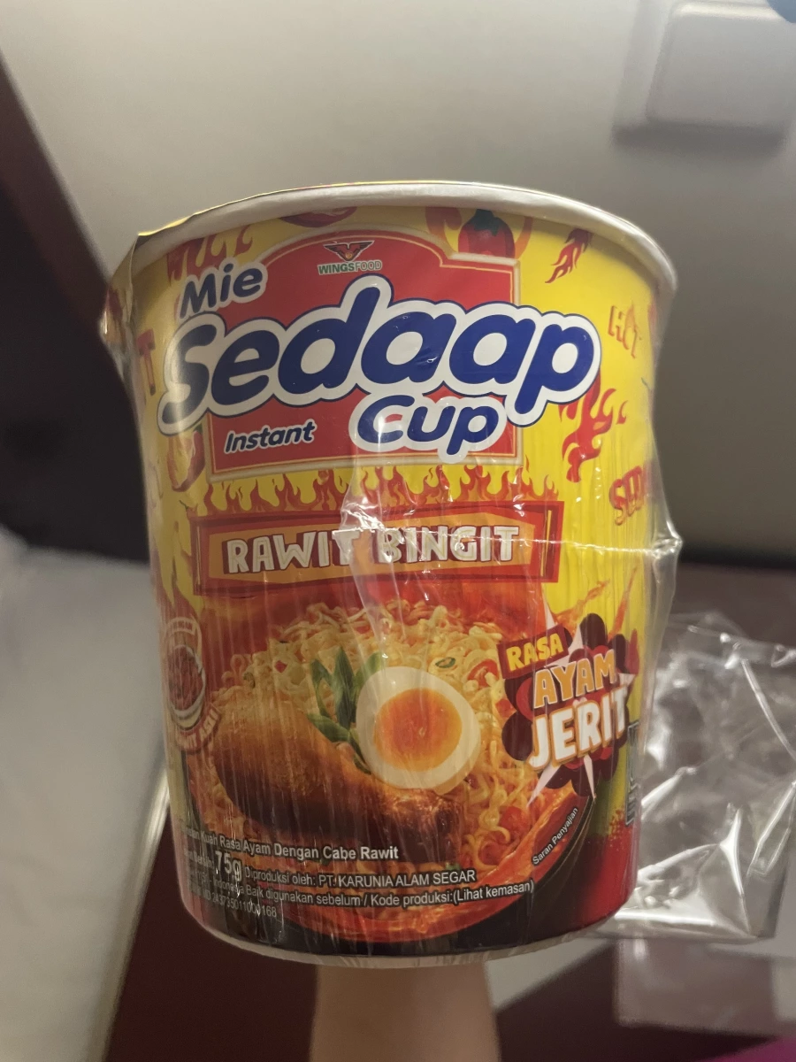 Mie Sedaap Cup Instant (Rasa Ayam Jerit)