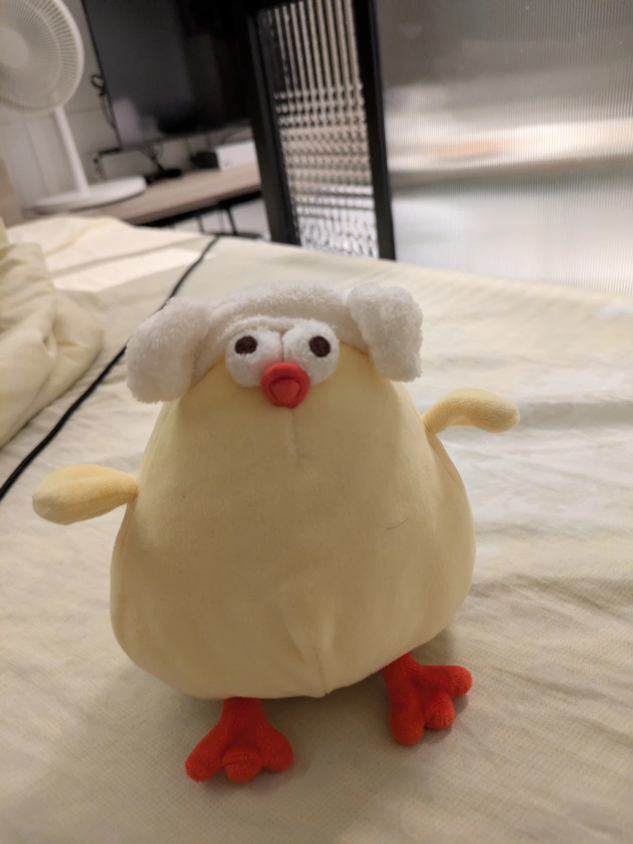 黃色小雞絨毛玩偶