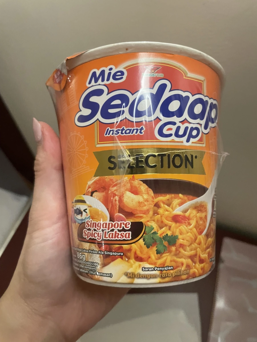 Mie Sedaap Cup 新加坡香辣叻沙口味泡麵