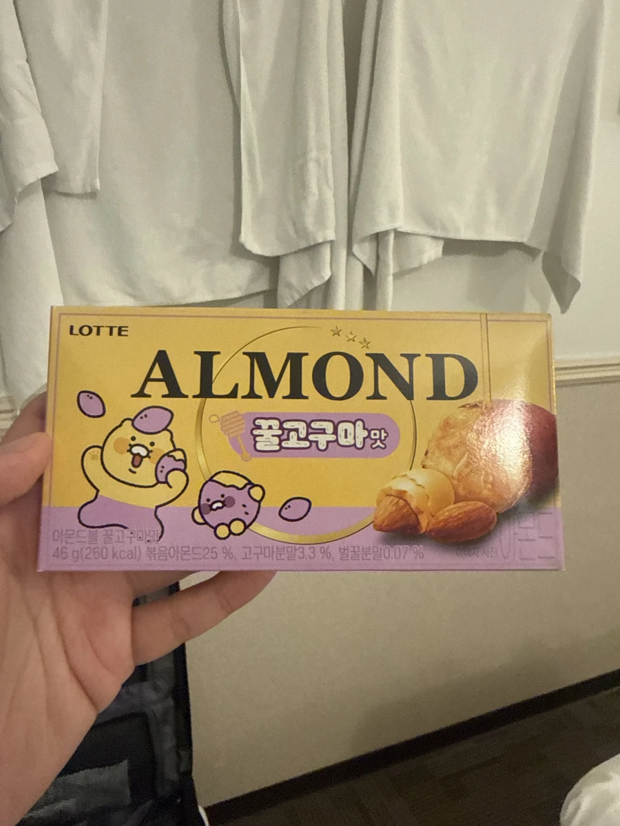 樂天 Kakao Friends 蜂蜜地瓜味杏仁巧克力