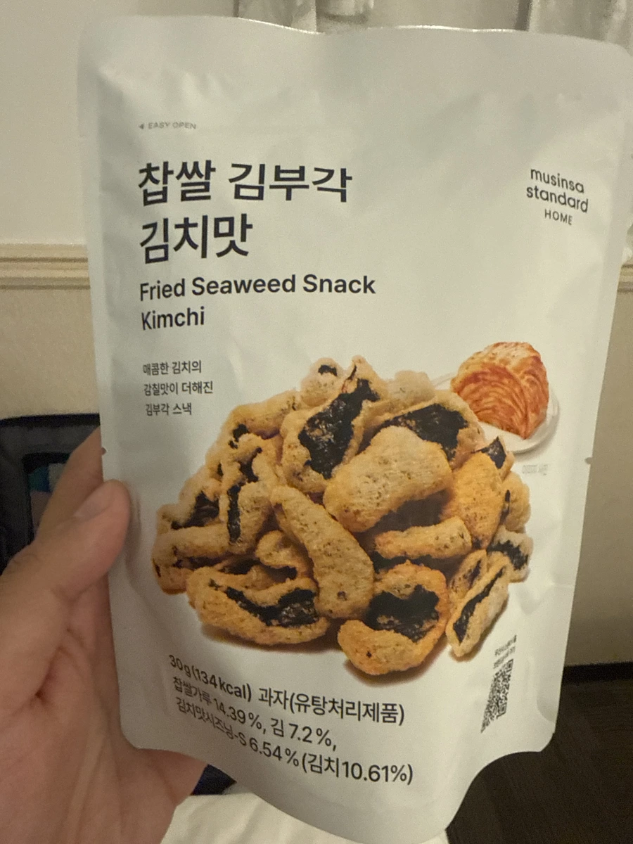 韓國 Musinsa Standard 泡菜味炸海苔酥