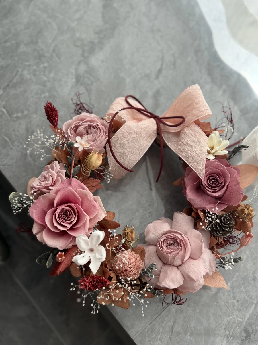 乾燥花/永生花花圈