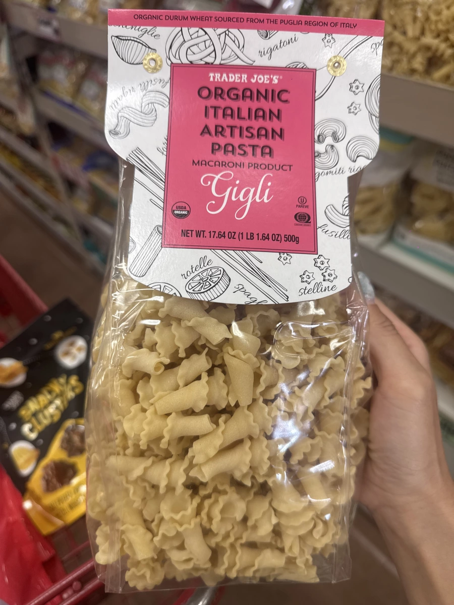 Trader Joe's 有機義大利手工義大利麵 (Gigli)