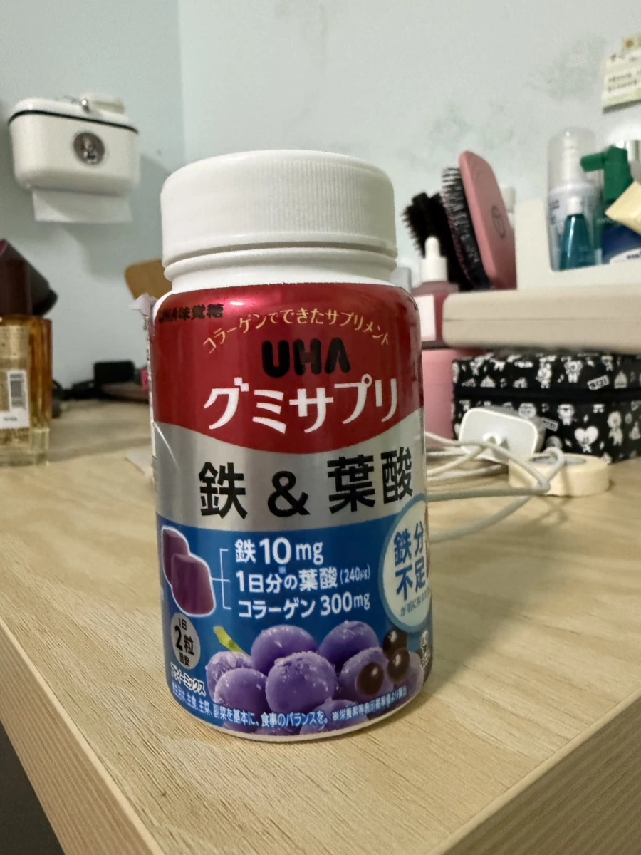 UHA味覺糖 鐵與葉酸保健軟糖
