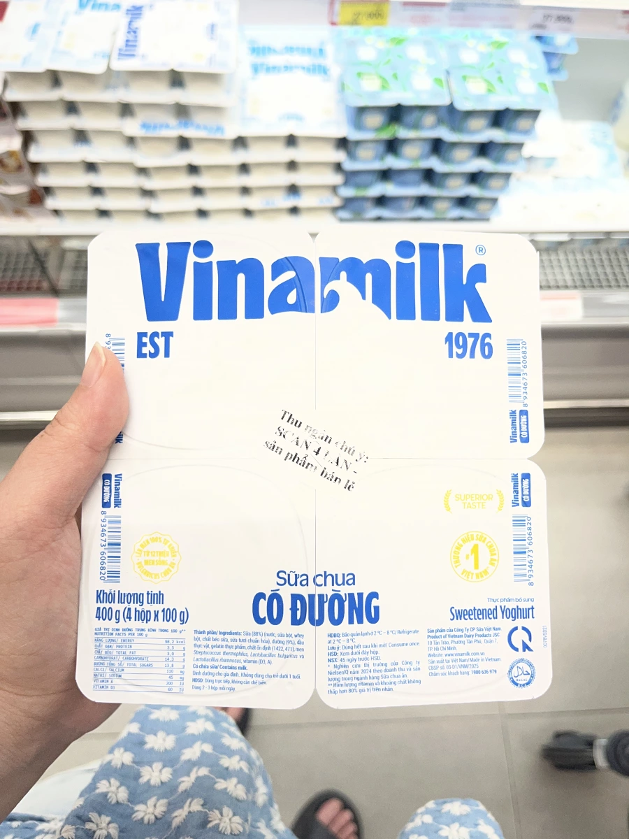 Vinamilk 加糖優格 (4入組)