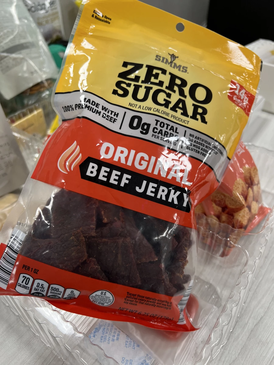 SIMMS 零糖原味牛肉乾 (SIMMS Zero Sugar Original Beef Jerky)