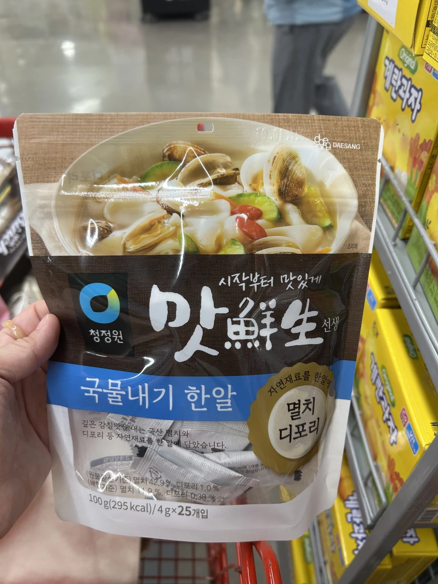 韓國大象牌清淨園小魚乾昆布高湯錠