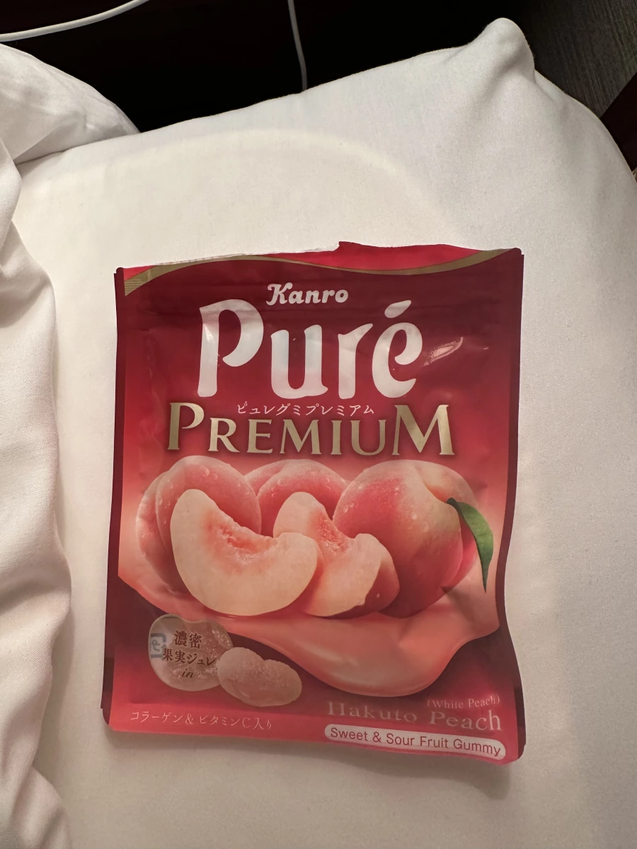 Kanro Puré Premium 白桃軟糖