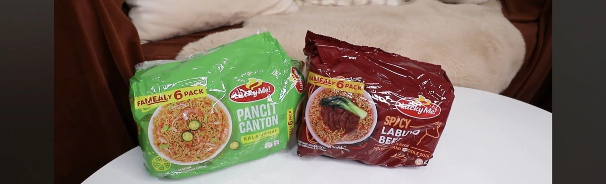 Lucky Me! Pancit Canton Kalamansi (6入裝)、Lucky Me! Spicy Labuyo Beef (6入裝)