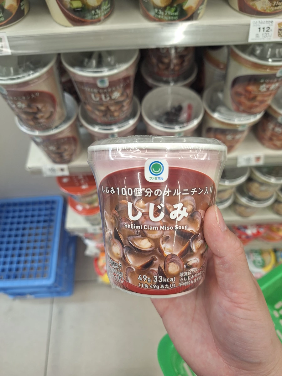 日本全家蜆仔味噌湯