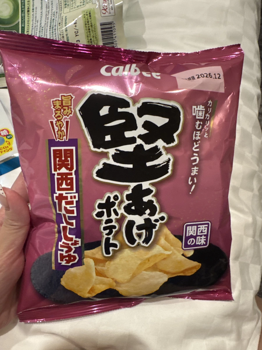 Calbee 堅あげポテト 関西だししょうゆ