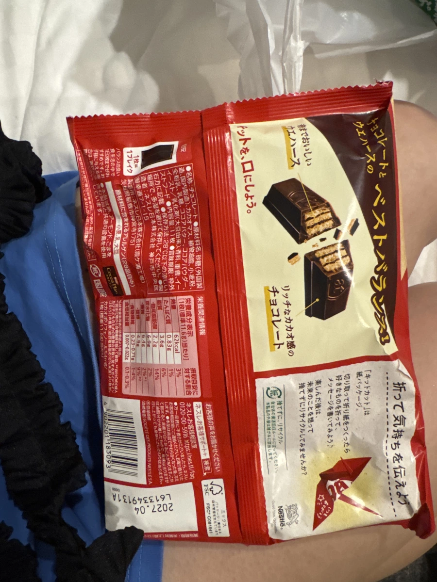 Nestle KitKat 巧克力（濃郁可可口味）