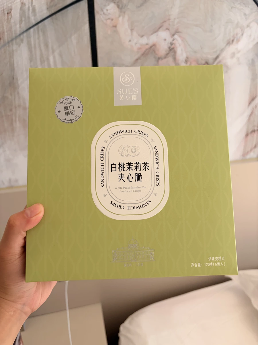 蘇小糖 白桃茉莉茶夾心脆