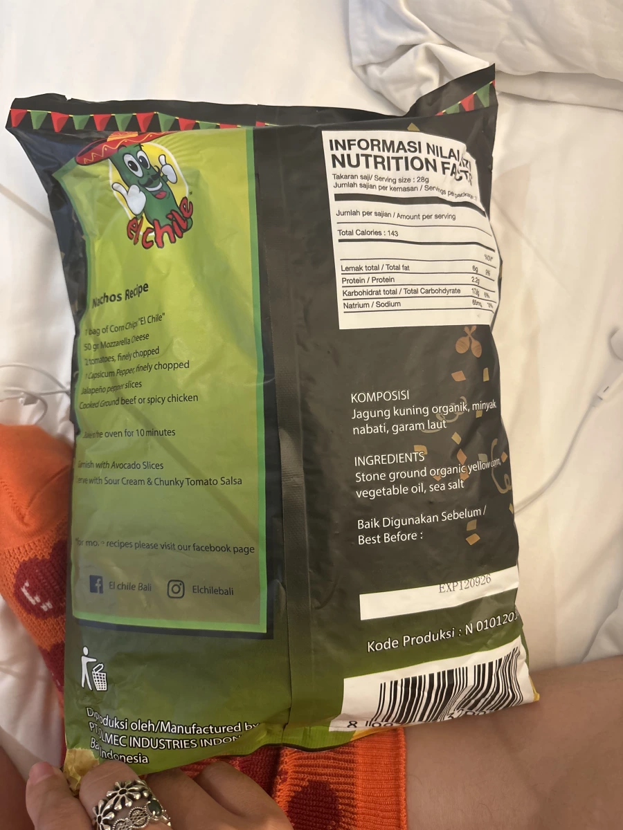 El Chile 玉米片 (Corn Chips)