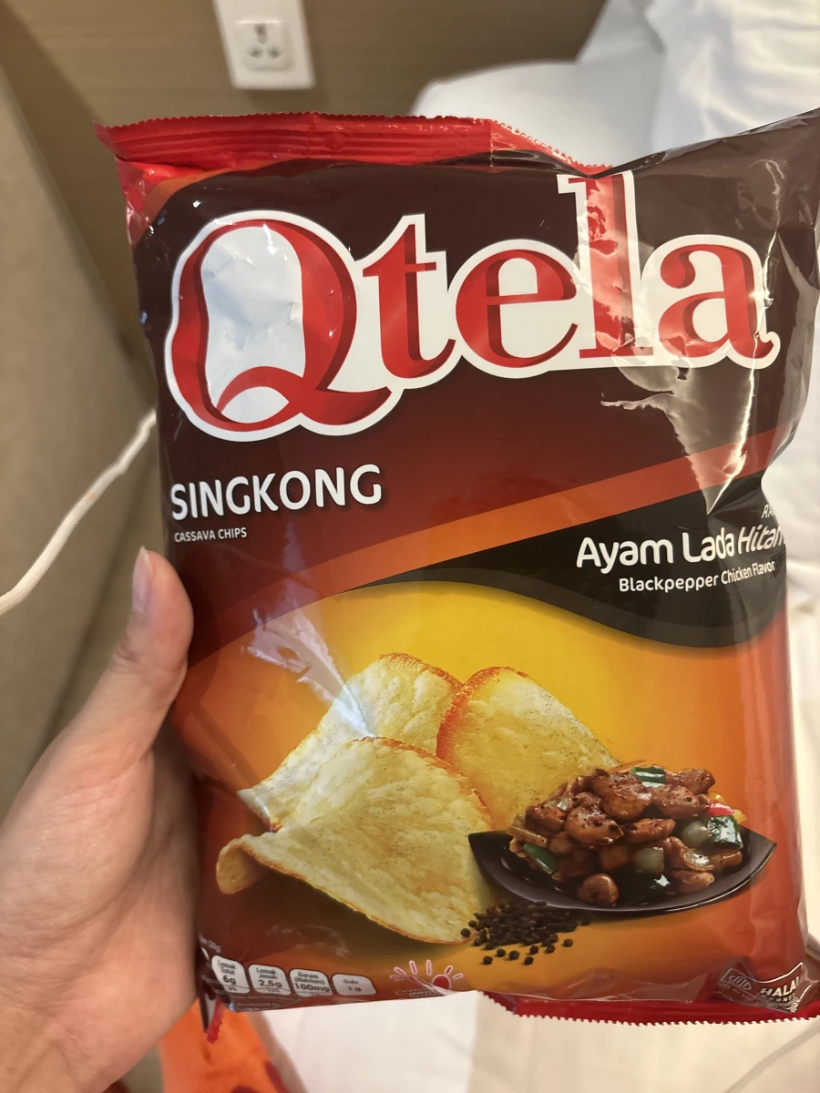 Qtela 木薯片（黑胡椒雞肉口味）