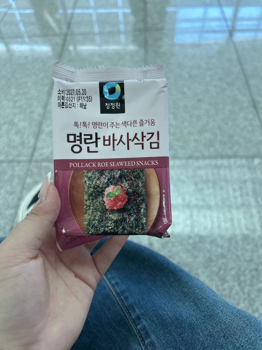 韓國清淨園明太子海苔脆片