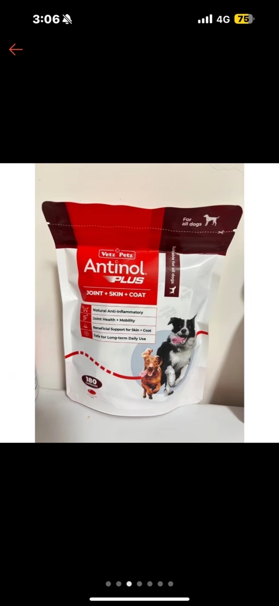 Vetz Petz Antinol PLUS 犬用關節皮膚保健膠囊