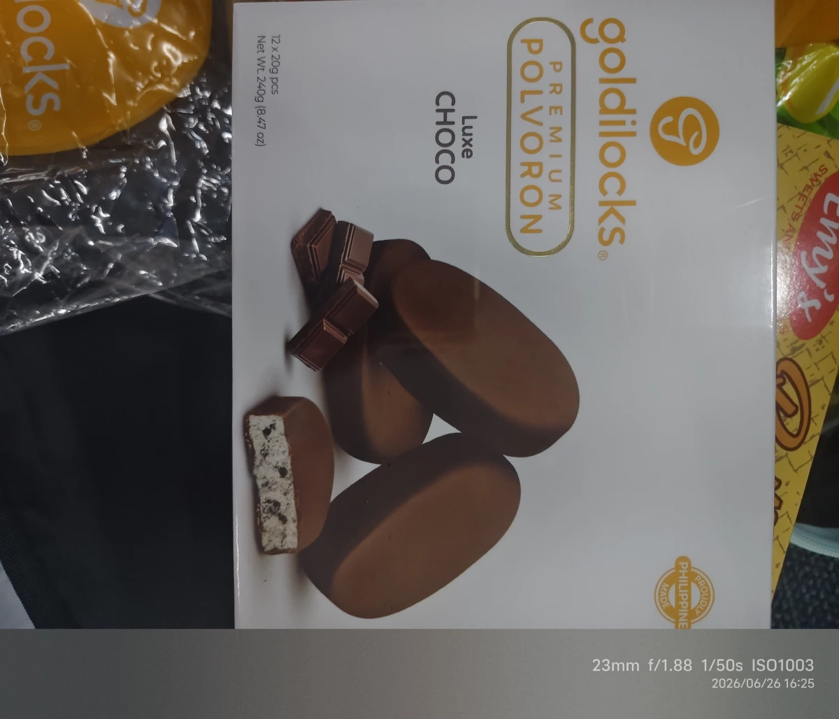 Goldilocks 巧克力波普隆甜點 (Premium Polvoron Luxe Choco)