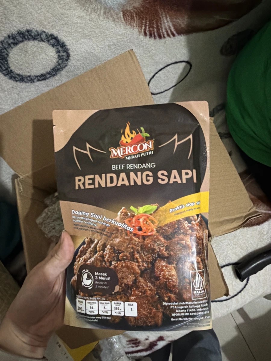 MERCON 印尼巴東牛肉調理包 (BEEF RENDANG)