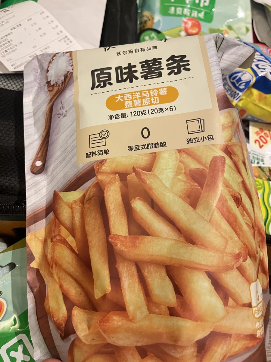沃爾瑪原味薯條