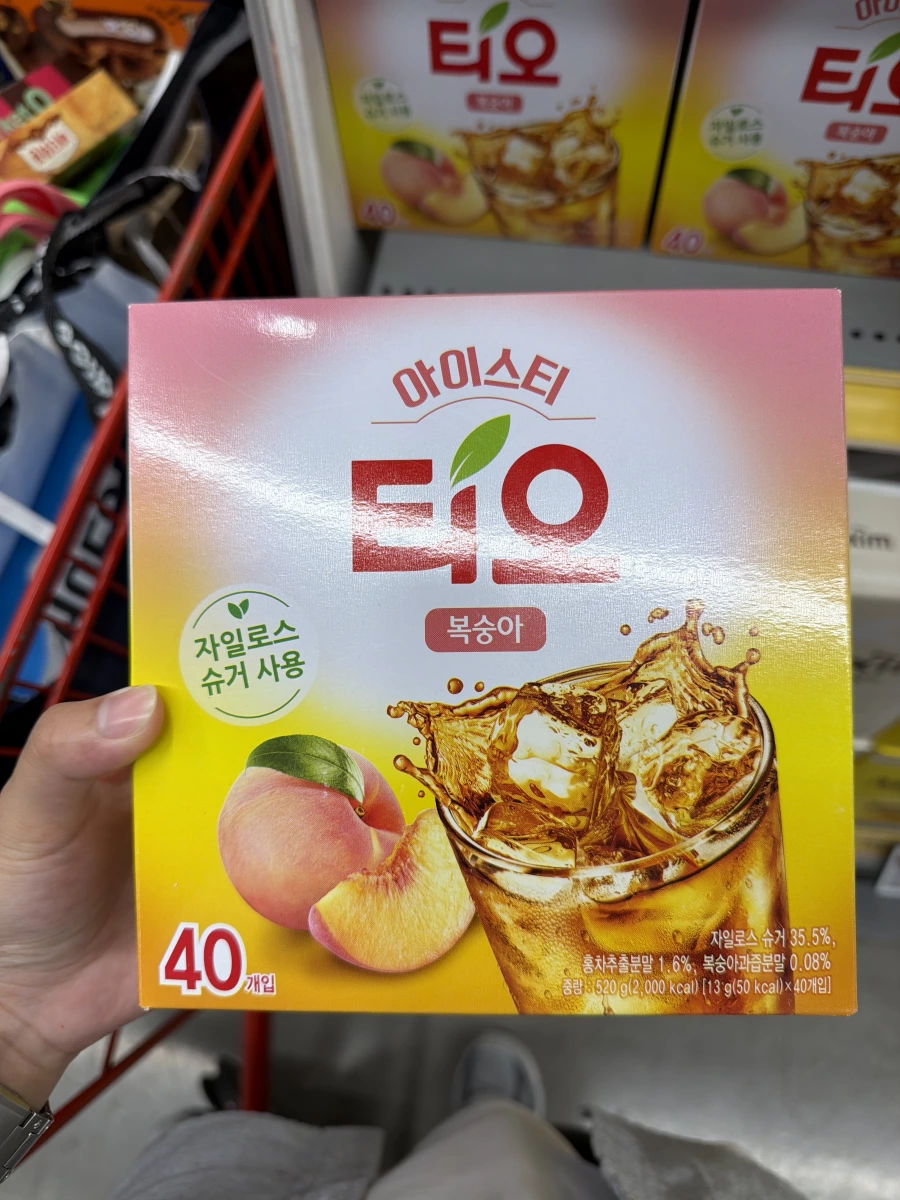 韓國 Tio 水蜜桃冰茶粉