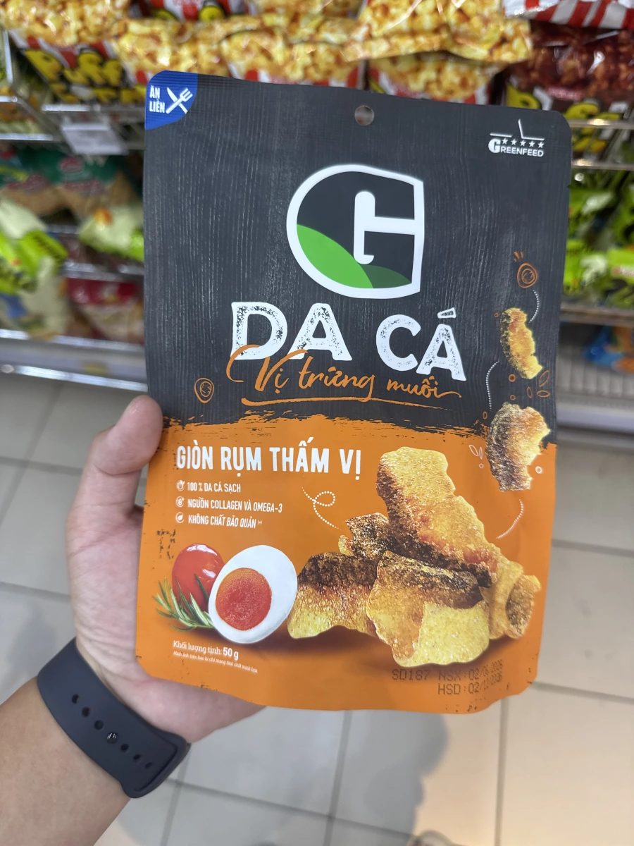 G DA CÁ 鹹蛋黃魚皮