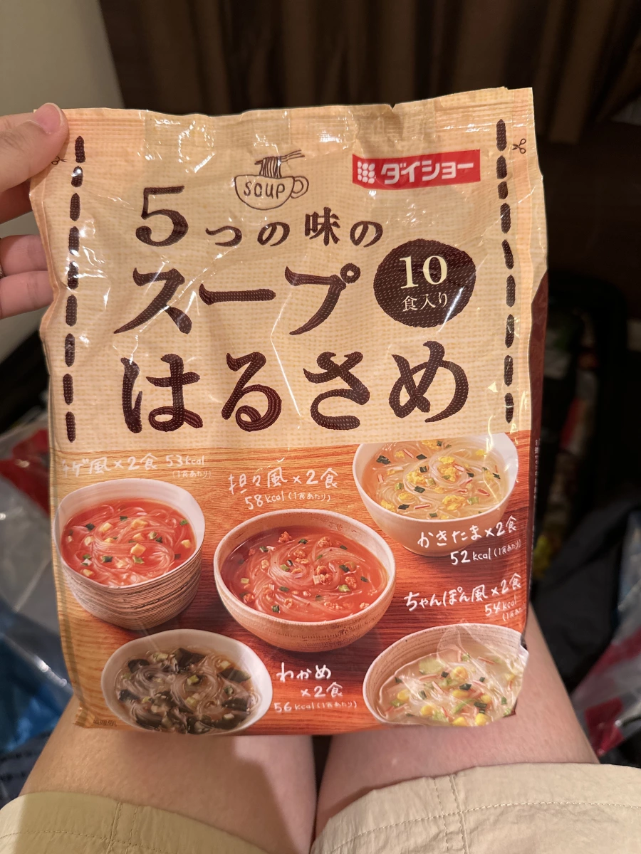 日本大創 5種口味速食春雨 (Daisho Soup Harusame)