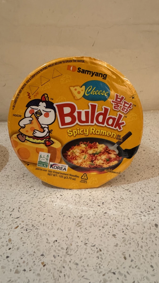 三養火辣雞肉起司風味大碗麵