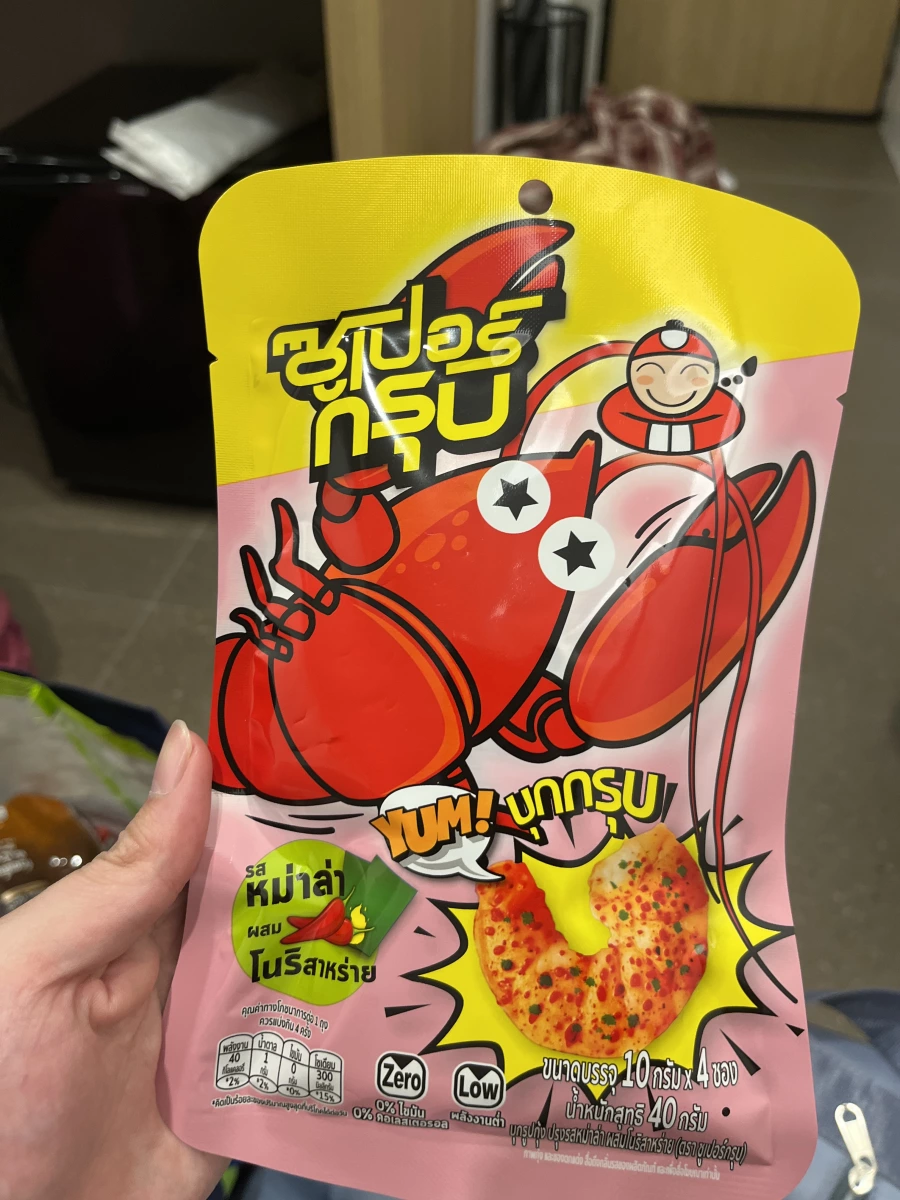 Super Groob 泰國麻辣海苔蒟蒻零食