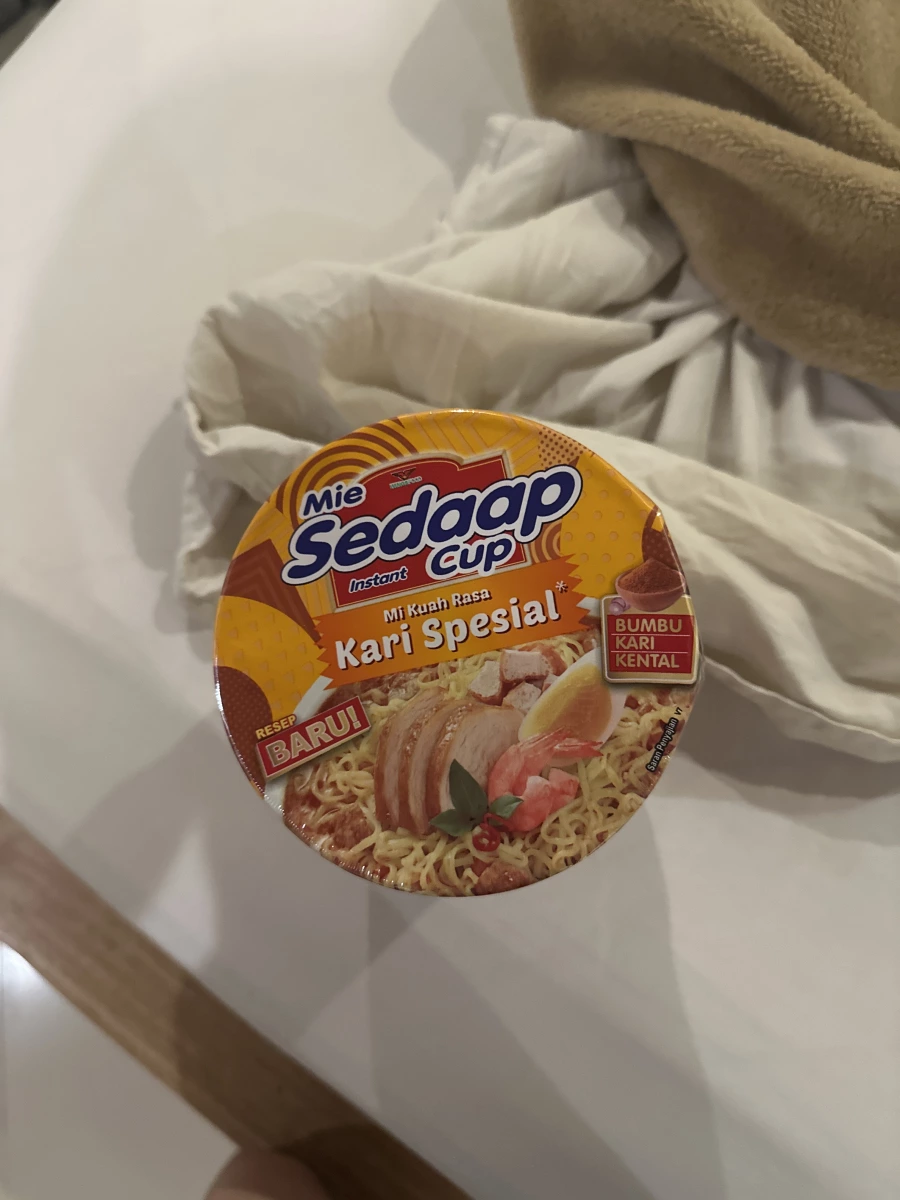 Mie Sedaap Cup Kari Spesial 印尼喜達杯麵特別咖哩口味