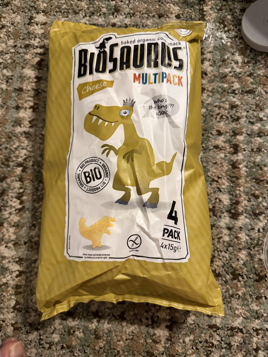BIOSAURUS 有機烘烤玉米脆片（起司口味）
