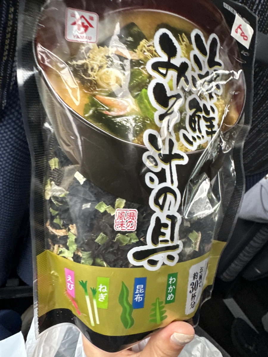山德海鮮味噌湯配料