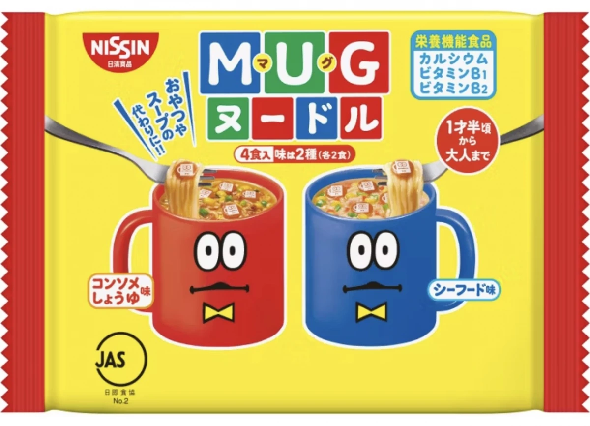 日清 MUG 馬克杯麵 (醬油與海鮮口味)