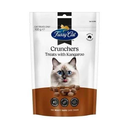 Fussy Cat 袋鼠肉貓咪脆餅零食