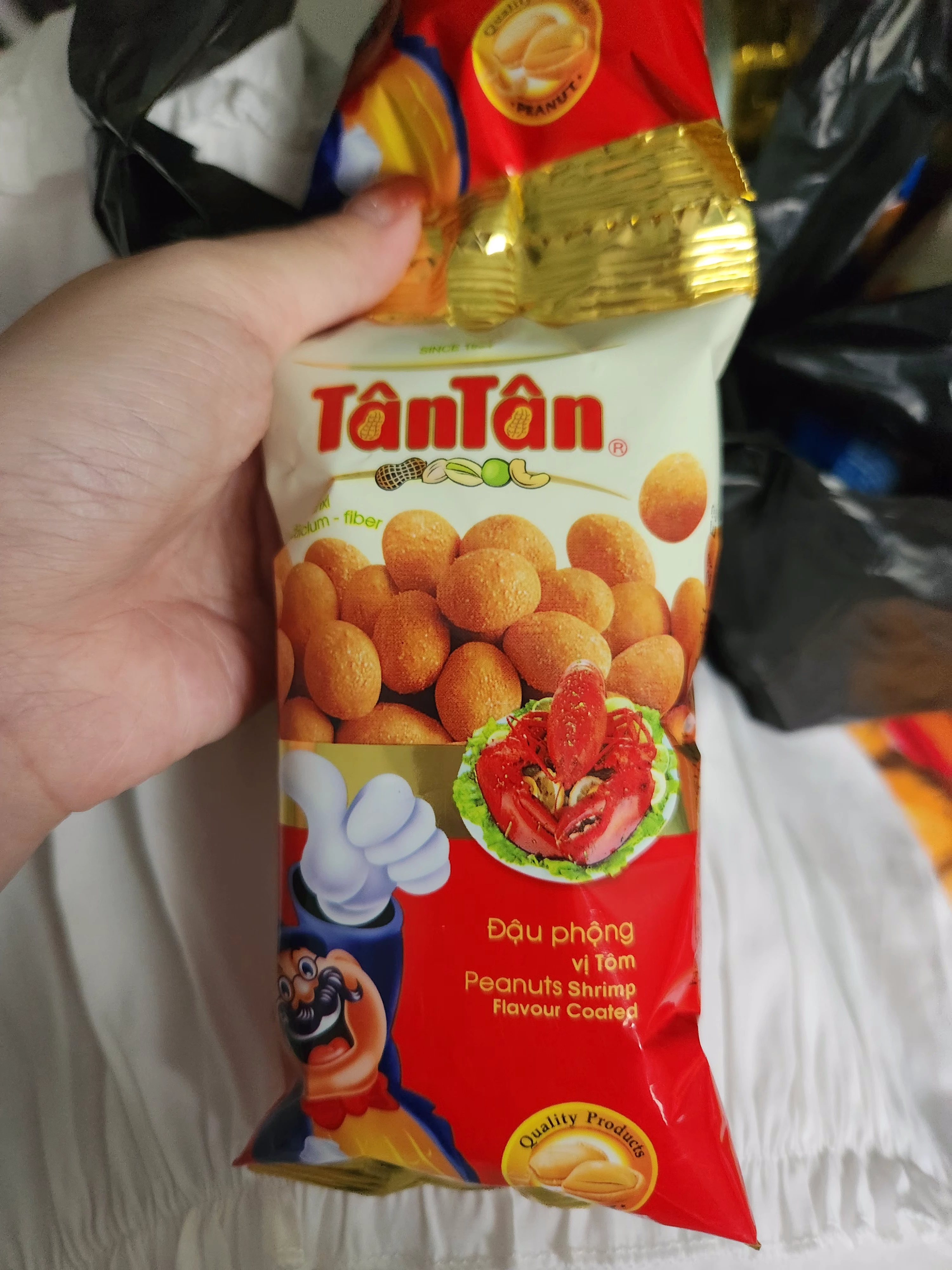 越南 Tân Tân 蝦味裹粉花生豆