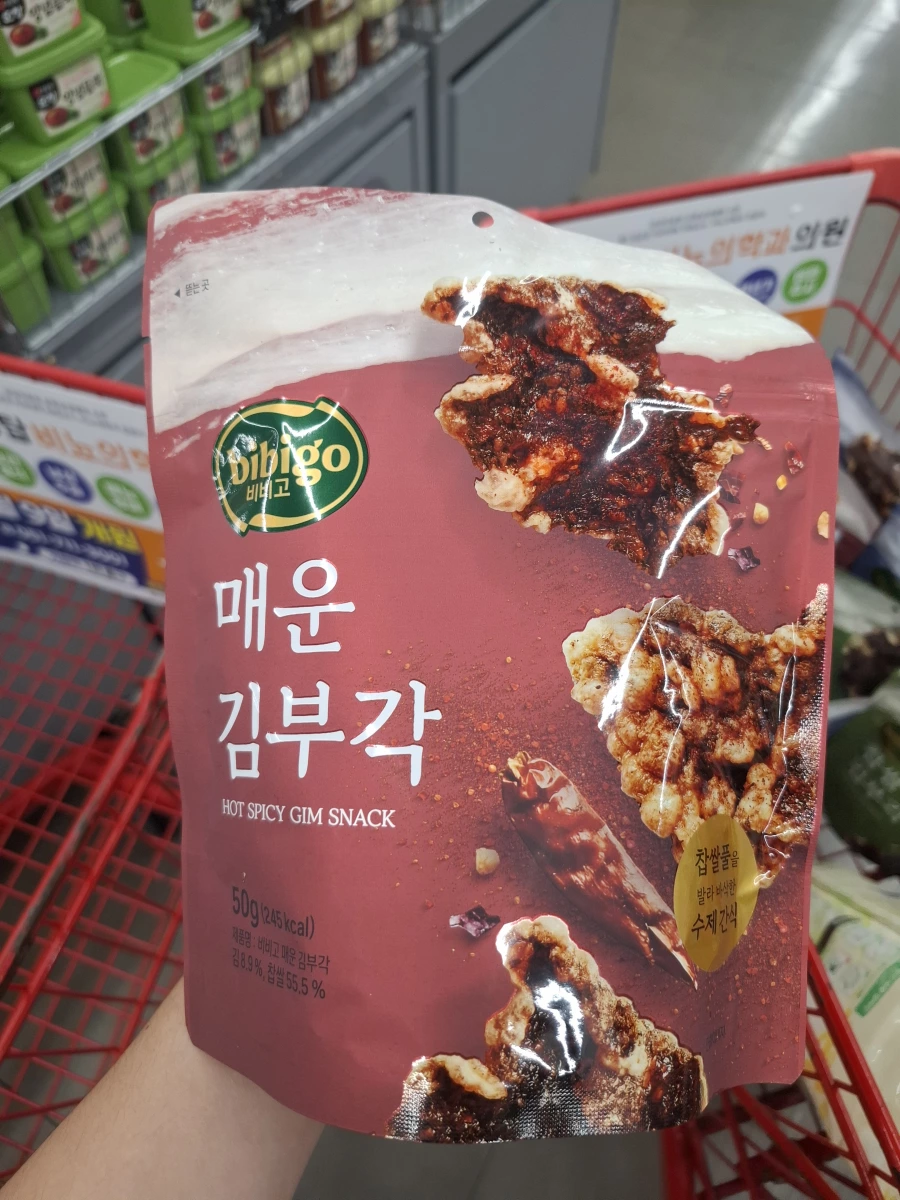bibigo 辣味海苔脆片