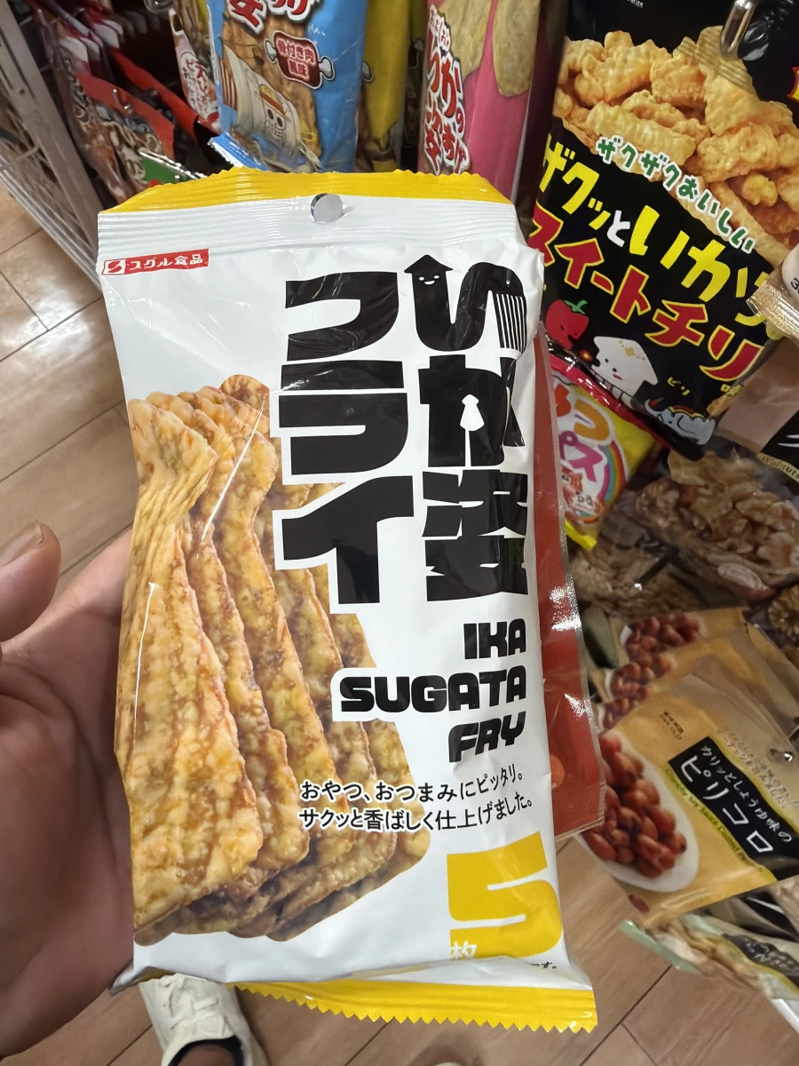 日本 Suguru 食品 炸魷魚餅乾 (いか姿フライ)