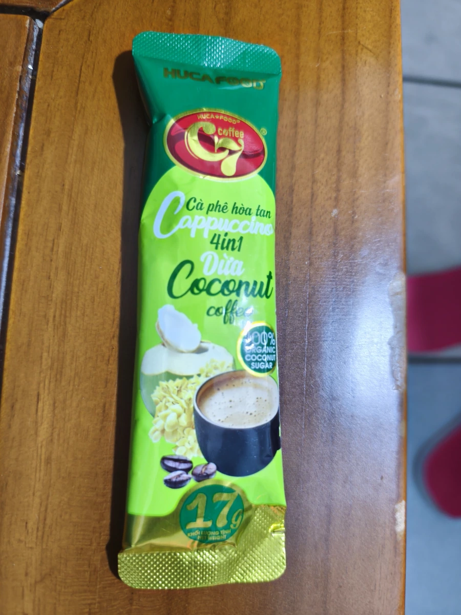 越南 HUCA FOOD 椰子卡布奇諾即溶咖啡