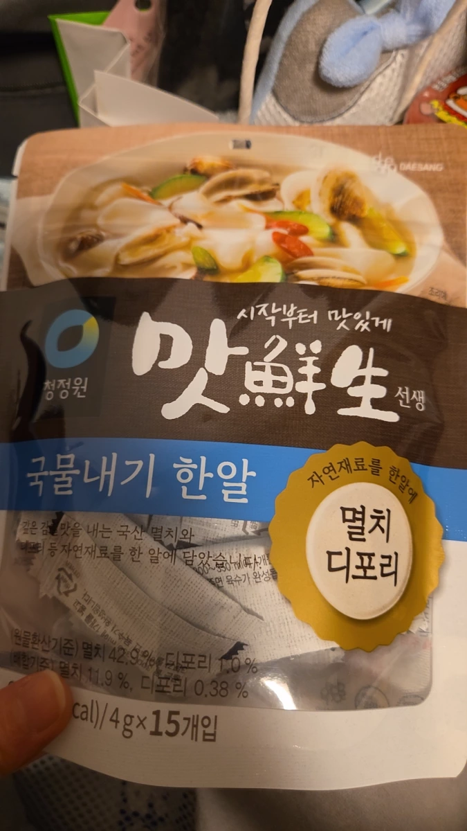 韓國清淨園鯷魚鯡魚高湯塊